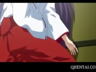 Hentai school babes fingering slick pussies