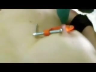 Amateur Bondage MILF Tit Torturenipple clamps blowjob